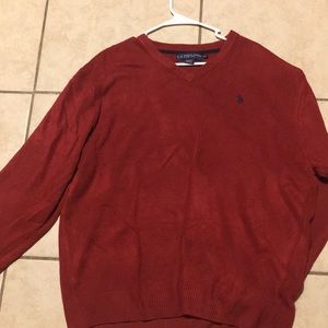 U.S Polo red men’s sweater